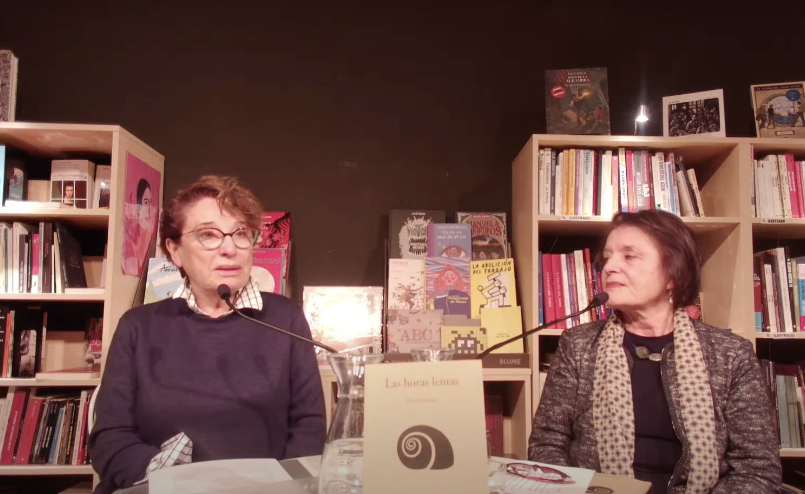 Las horas lentas. Presentación en librería La Vorágine y entrevista en la radio